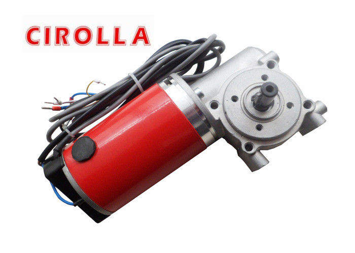 High Torque Red Sliding Glass Door Motor Dc Brush Gear Motor 24v 60w